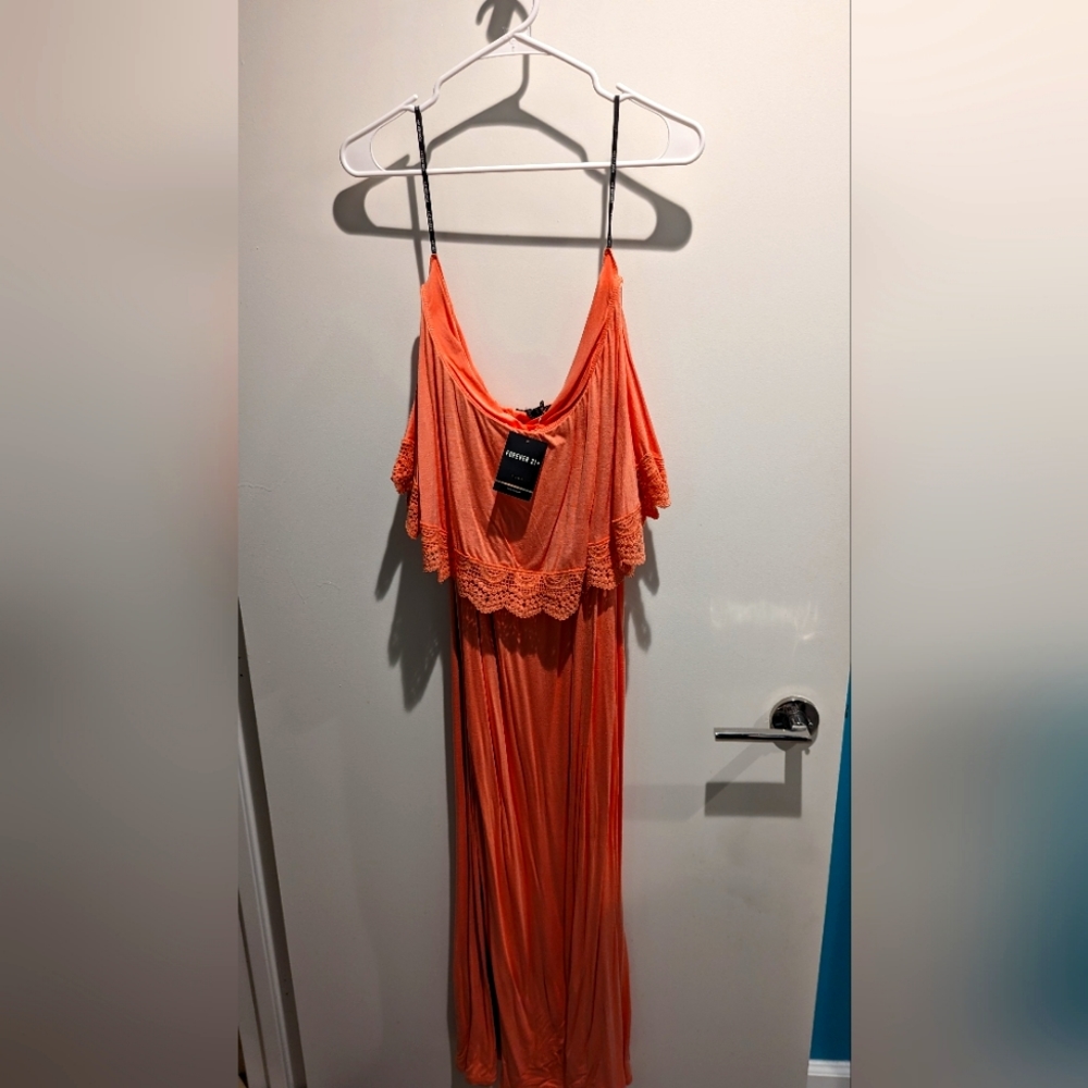Strapless maxi dress